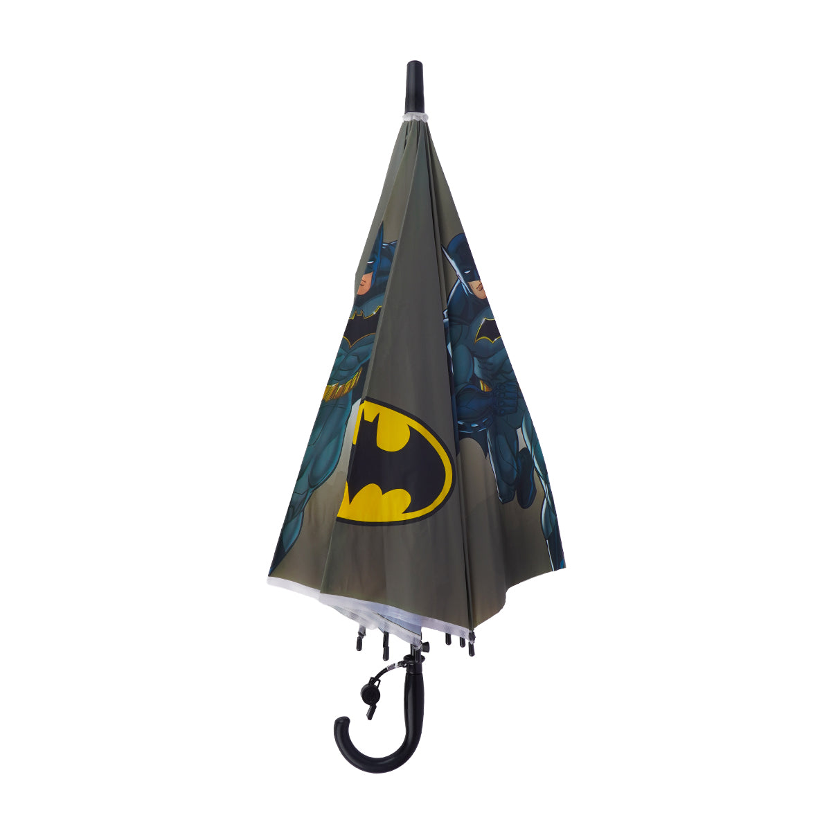 Arav Batman Kids Umbrella — Grey‑Green, 65 cm