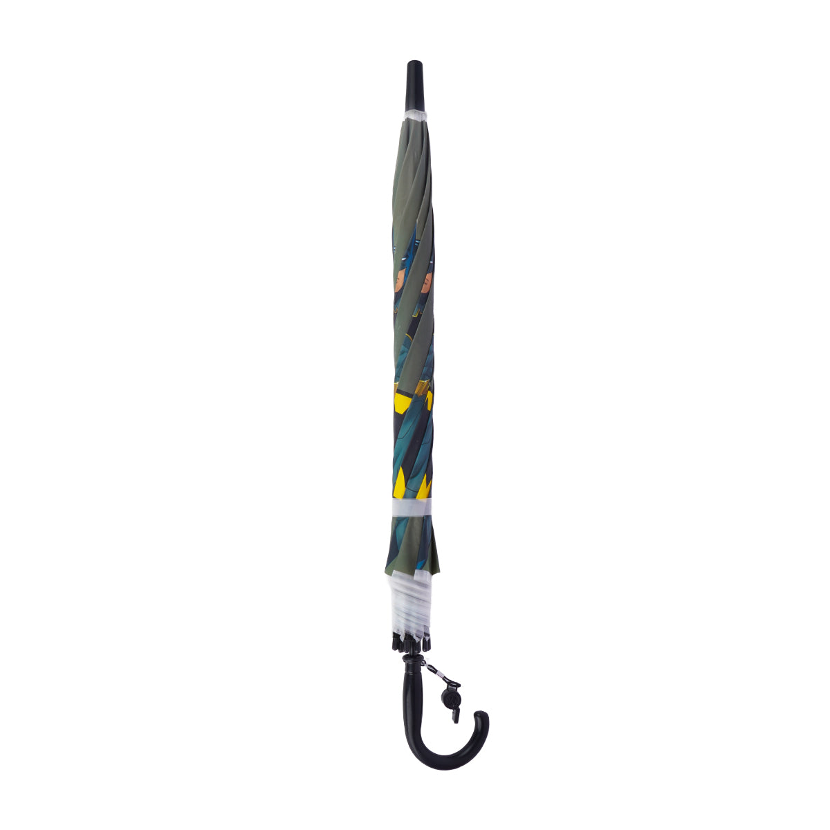 Arav Batman Kids Umbrella — Grey‑Green, 65 cm