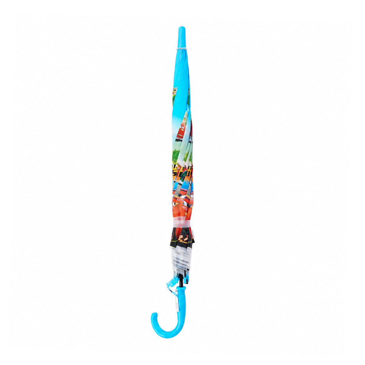 Arav Blue Kids Umbrella — Blue with Whistle Handle (Paw Patrol / Lightning McQueen)