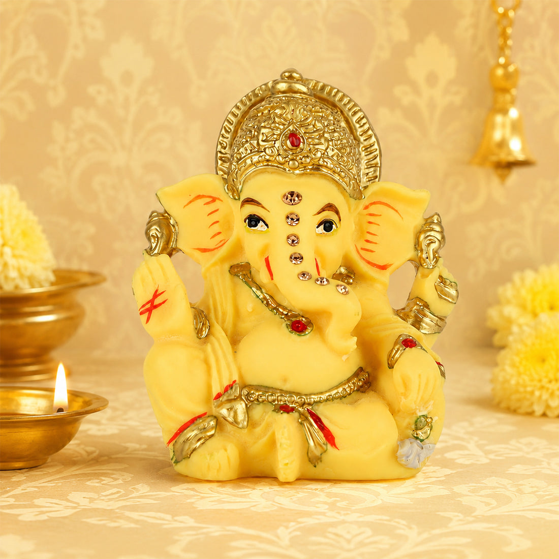 The Writershub Lord Ganesha Blessing Idol Decorative Showpiece