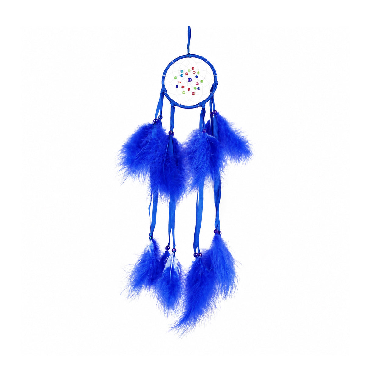 The Writershub Circular Web with Decorative Beads Design Handmade Dream Catcher