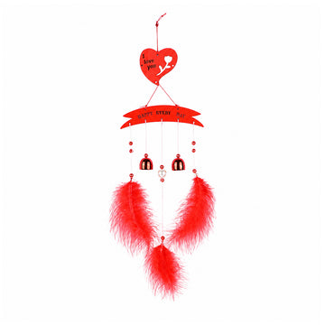 The Writershub Red "Happy Every Day" Handmade Dream Catcher