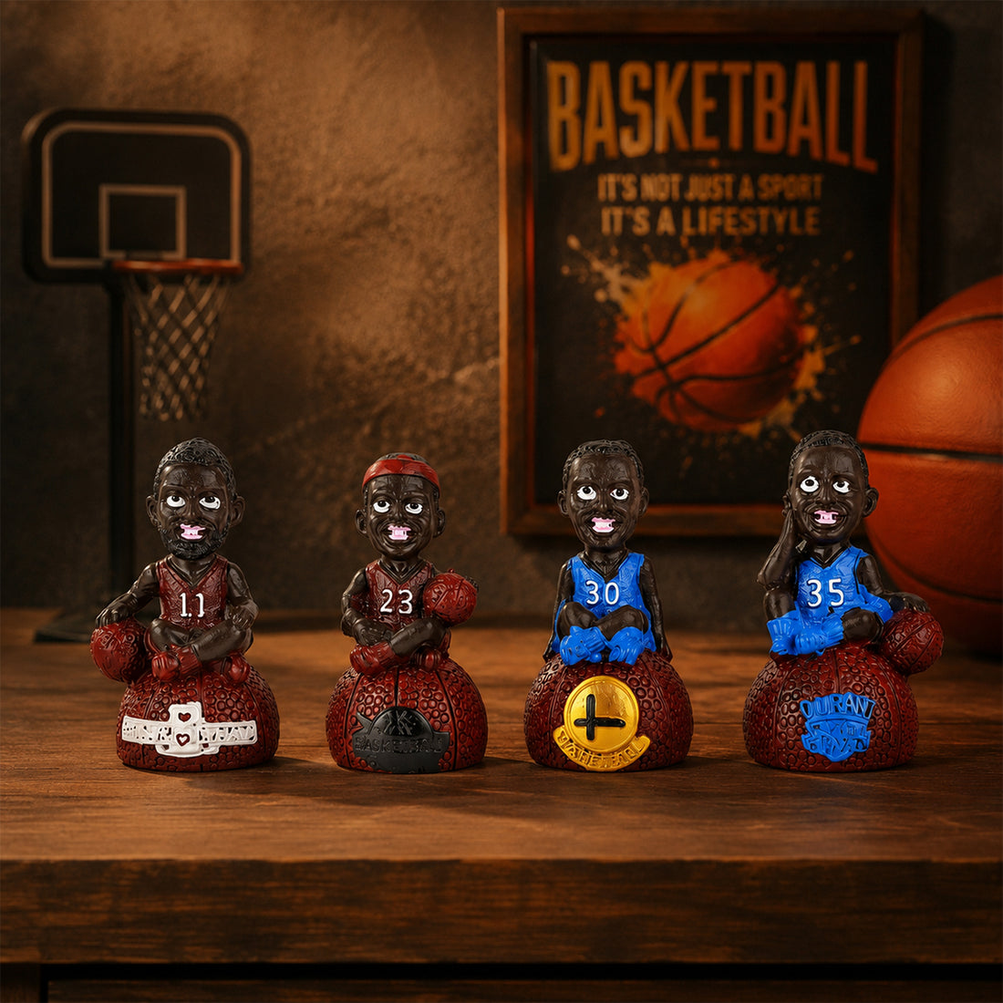 The Writershub Novelty Basketball Player Figures