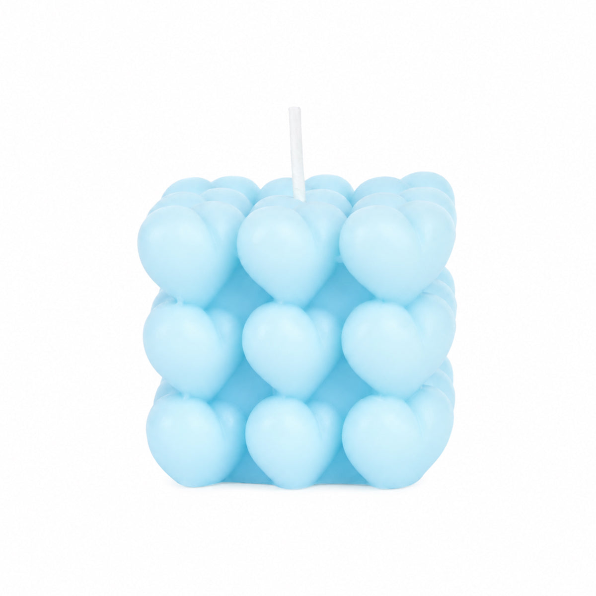 The Writershub Light Blue Bubble Cube Scented Candle
