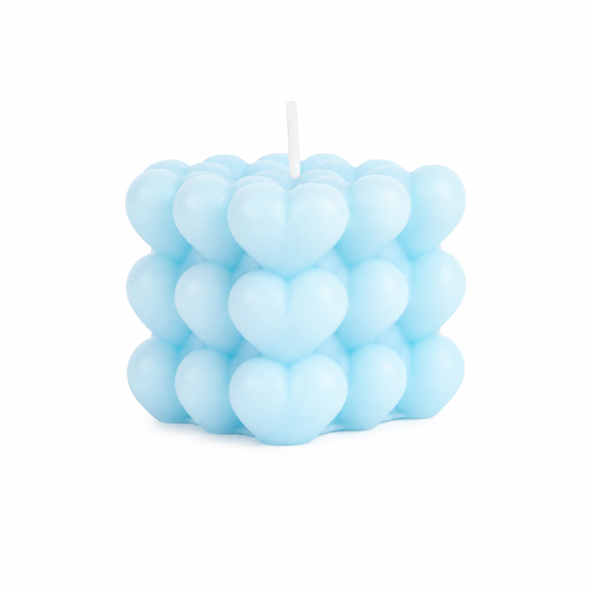 The Writershub Light Blue Bubble Cube Scented Candle