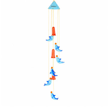 The Writershub Hanging Dolphin Wind Chime
