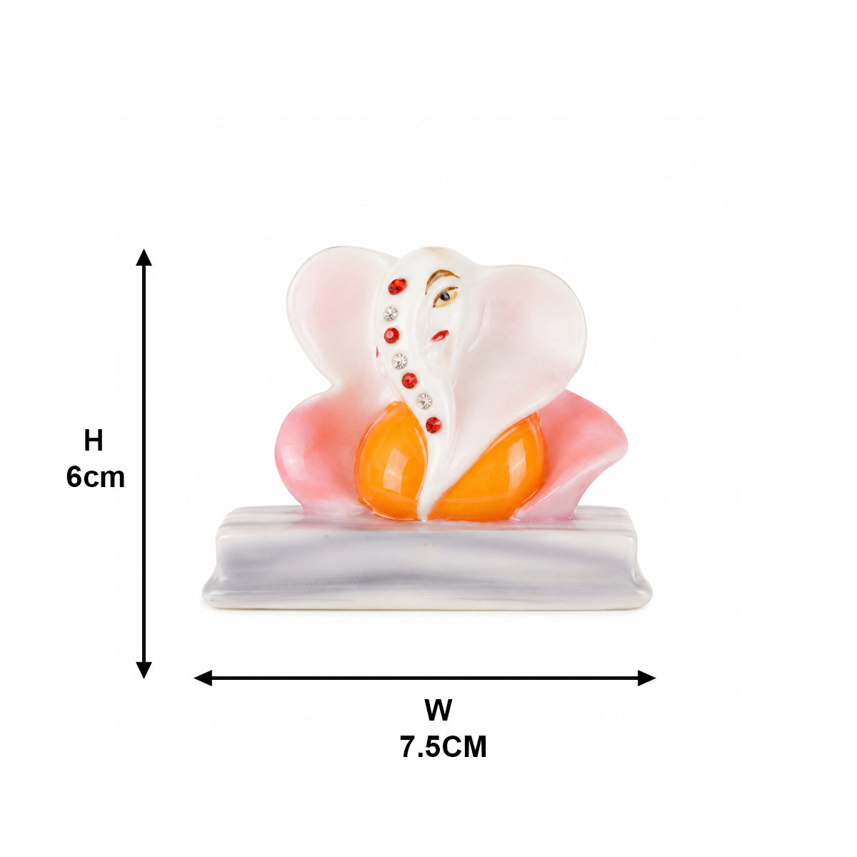 The Writershub Mini Modern Abstract Lord Ganesha Idol