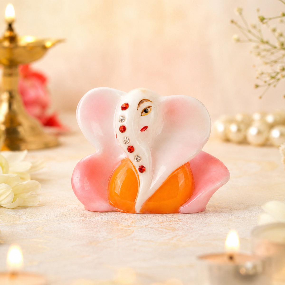 The Writershub Mini Modern Abstract Lord Ganesha Idol