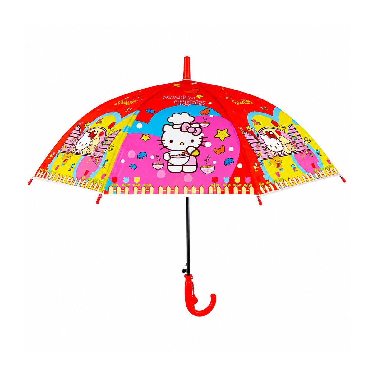 Arav Red Hello Kitty Themed Kids Umbrella