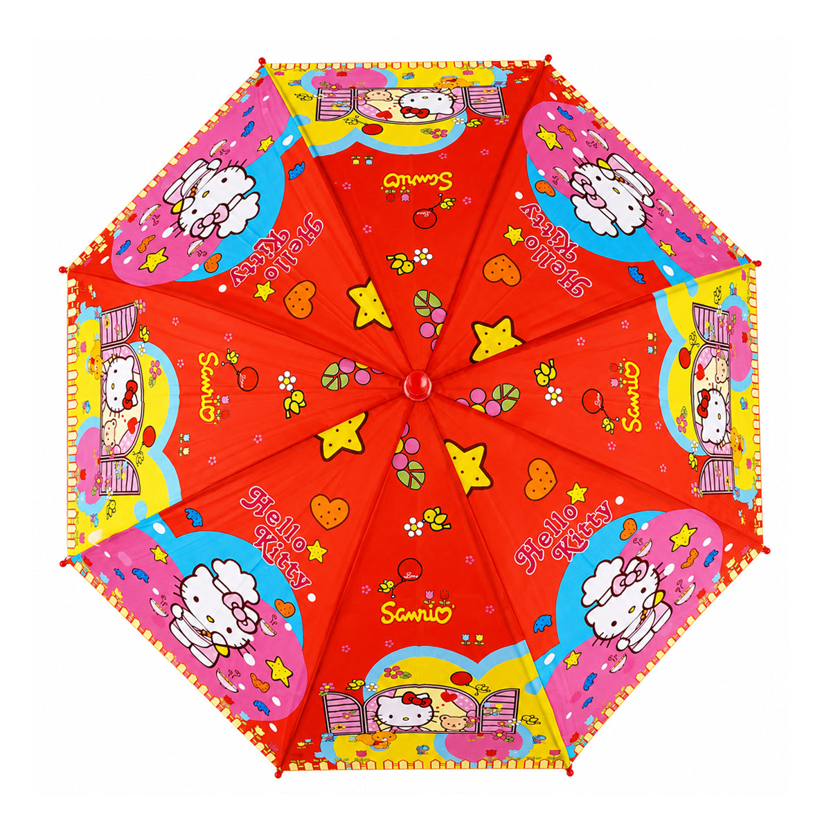Arav Red Hello Kitty Themed Kids Umbrella