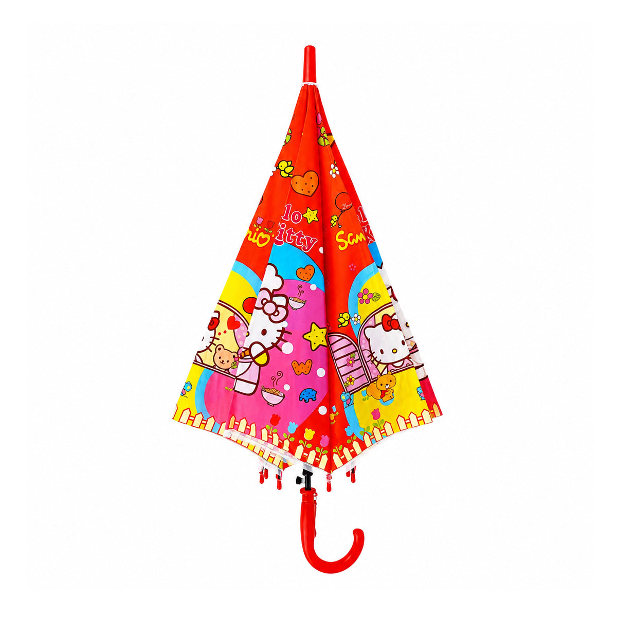 Arav Red Hello Kitty Themed Kids Umbrella