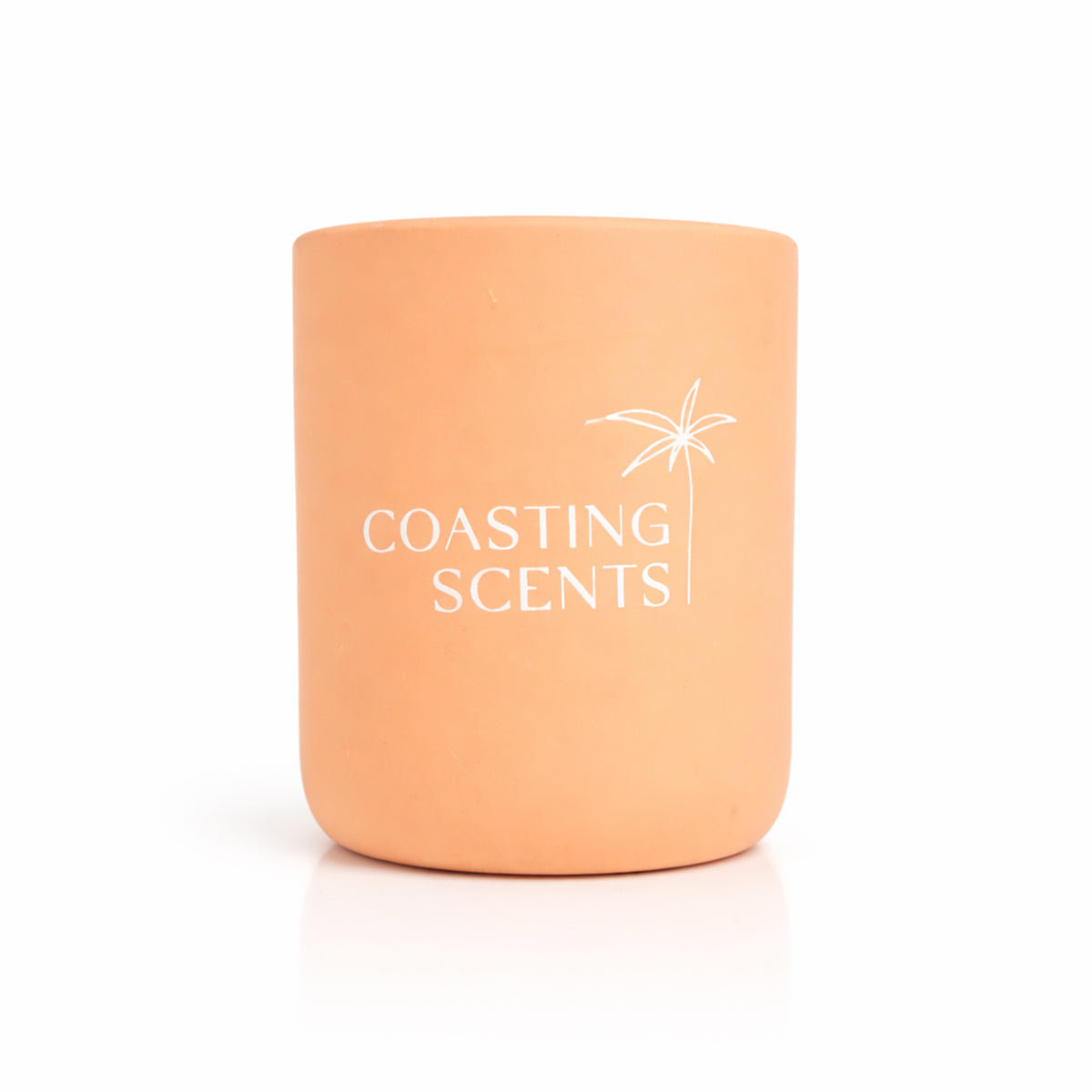The Writershub Premium Soy Wax Jar Candle – Ceramic Orange