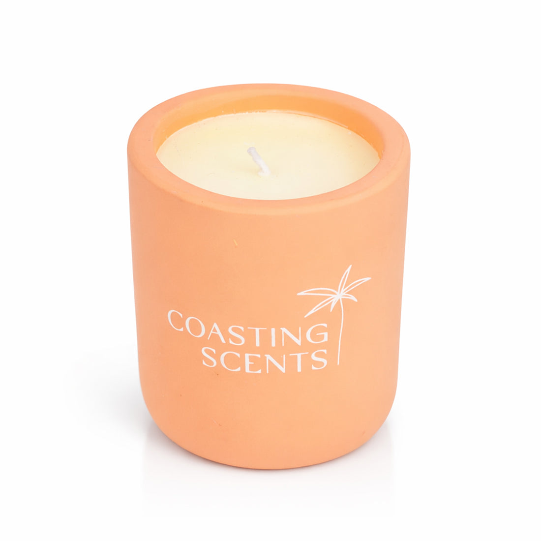 The Writershub Premium Soy Wax Jar Candle – Ceramic Orange