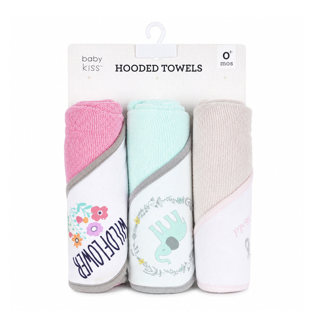 Hooded Baby Bath Towels – Pack of 3 Soft & Absorbent Multicolor Towels