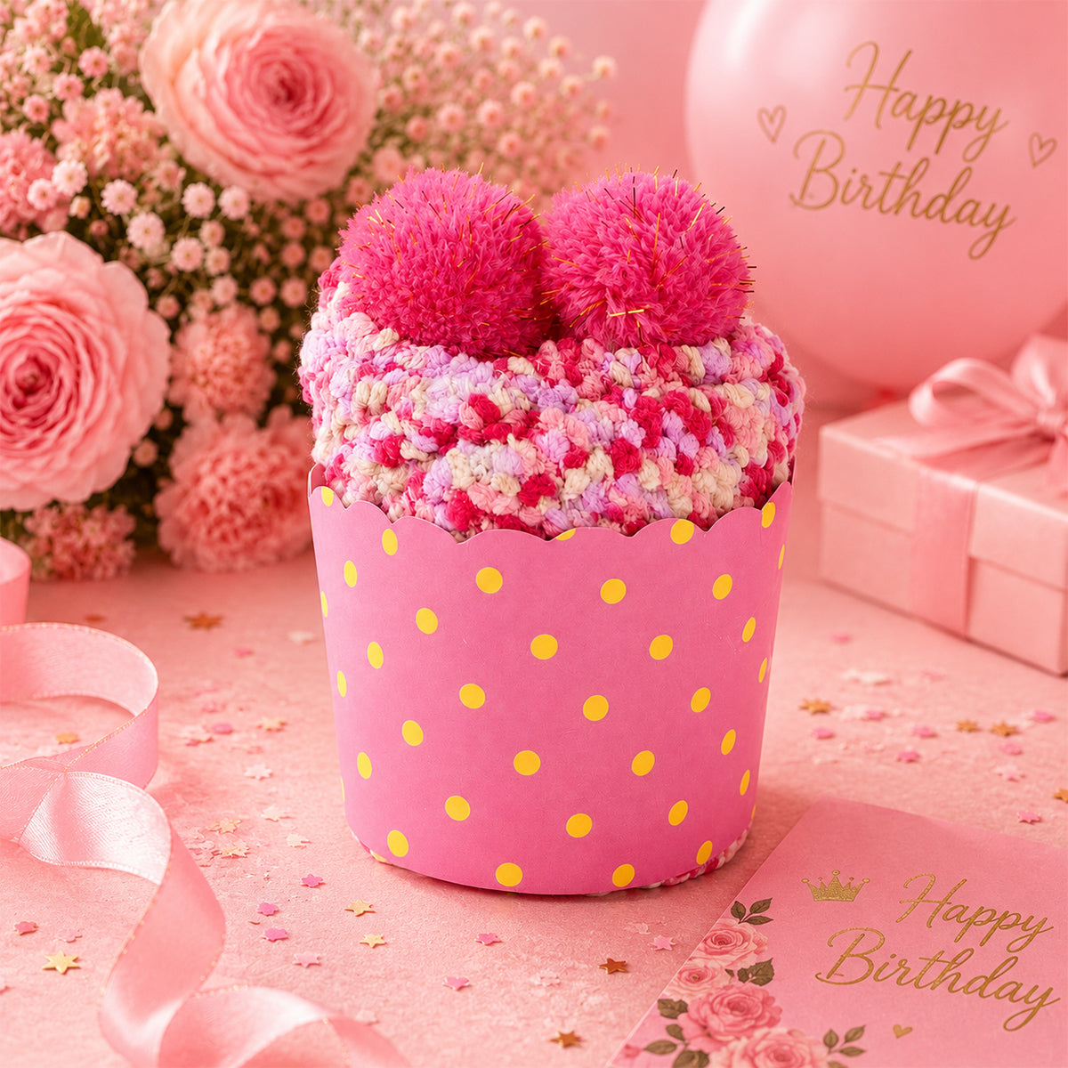 60th Birthday Gift Hamper – Pink Marble Mug, Spa & Self-Care Set