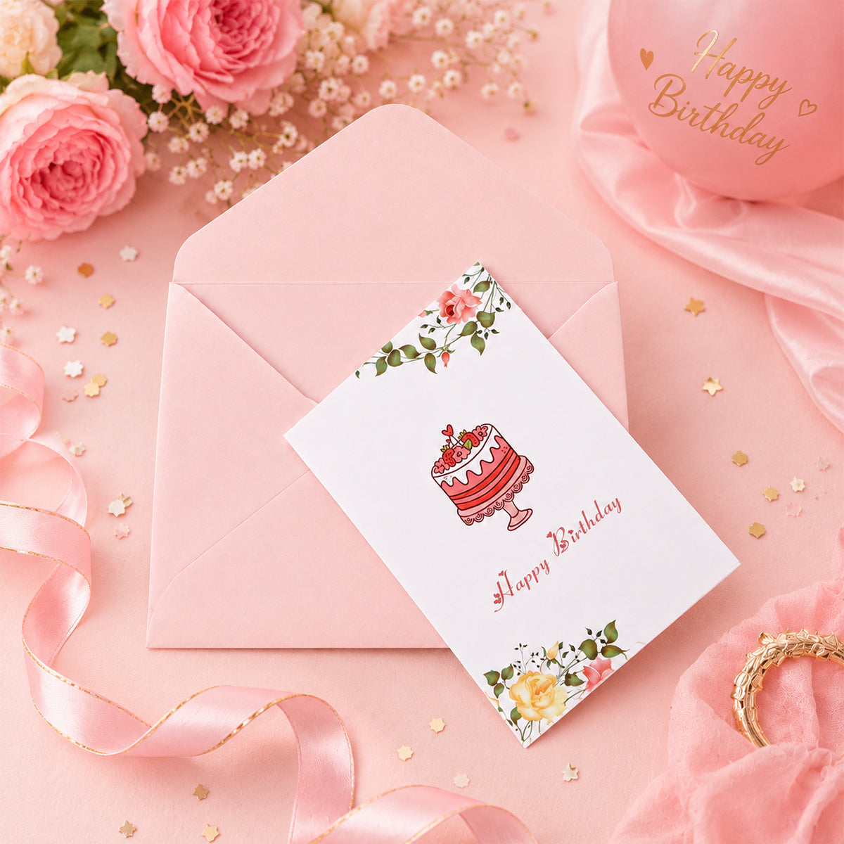 60th Birthday Gift Hamper – Pink Marble Mug, Spa & Self-Care Set