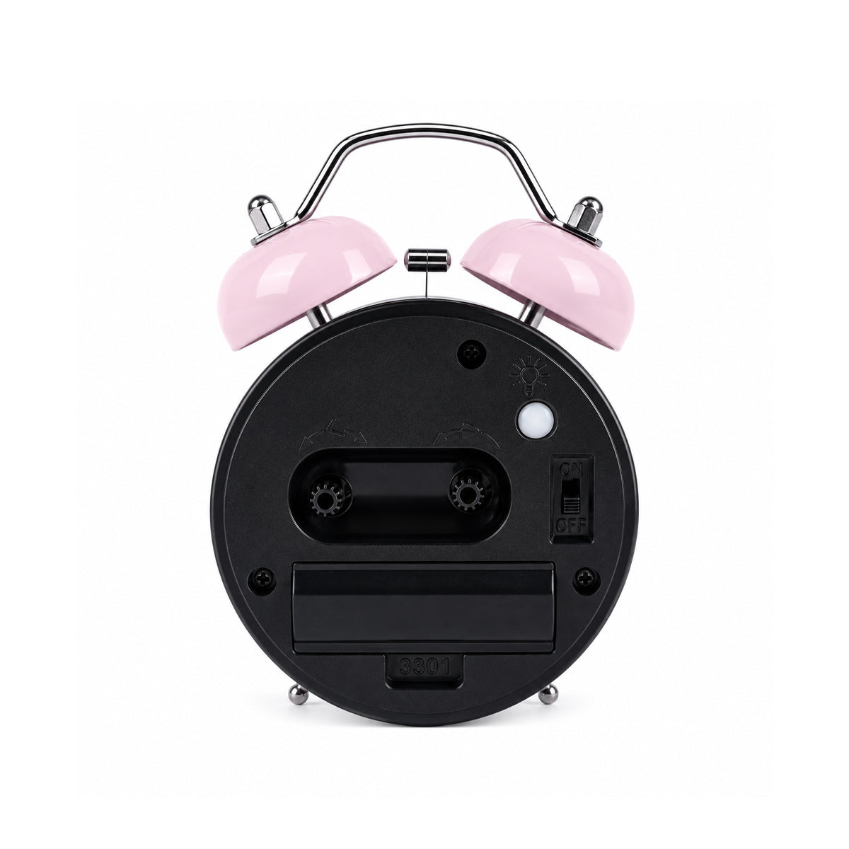 Kids Cute Twin Bell Alarm Clock – Analog Table Clock, Multi-Colour