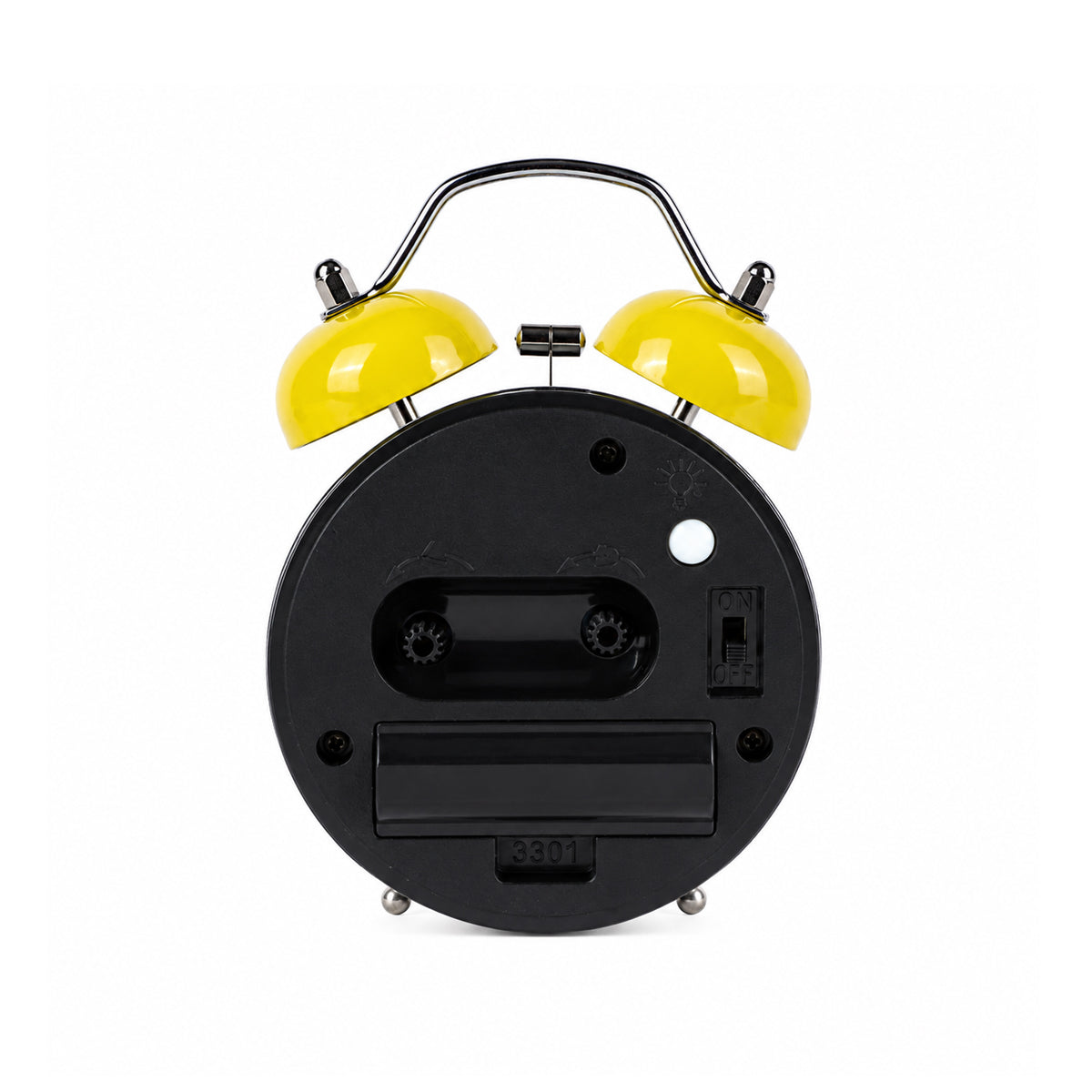 Kids Cute Twin Bell Alarm Clock – Analog Table Clock, Multi-Colour