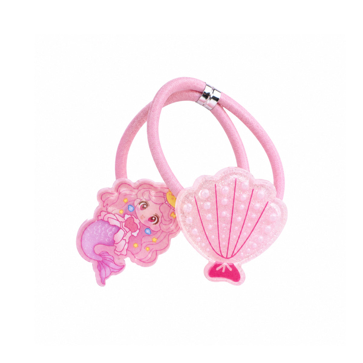 Mermaid Theme Seashell Shaped Kids Accessories Set – Pink