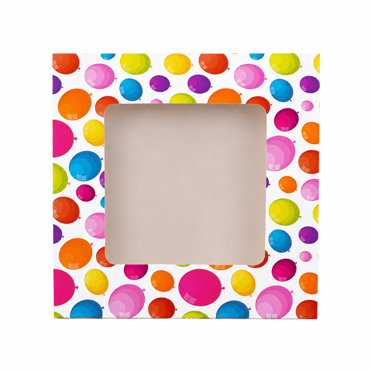 The Writershub Balloon Pattern Gift Box with White Ribbon – Festive Packaging