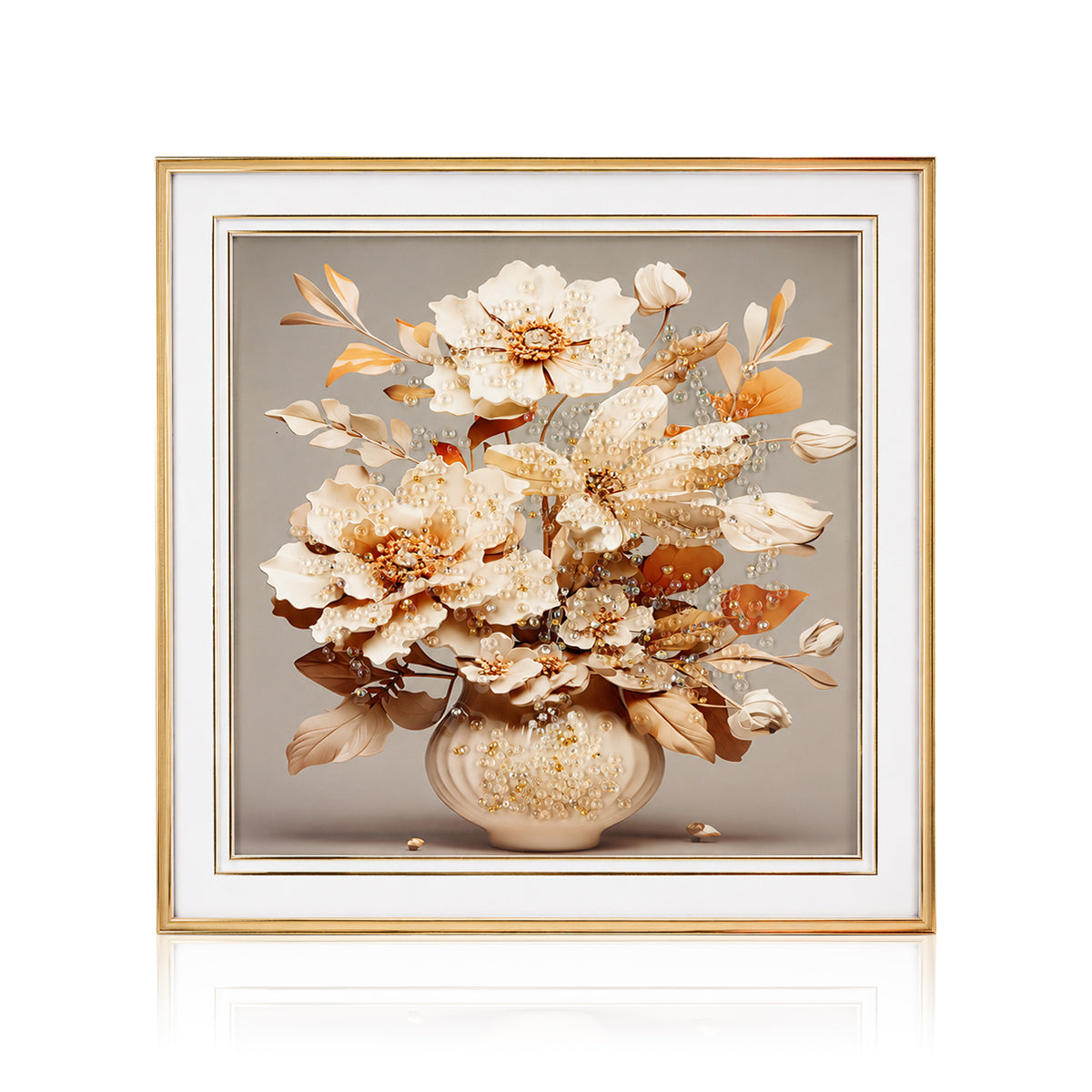 Premium Floral Small Crystal Art Frame – The Writershub