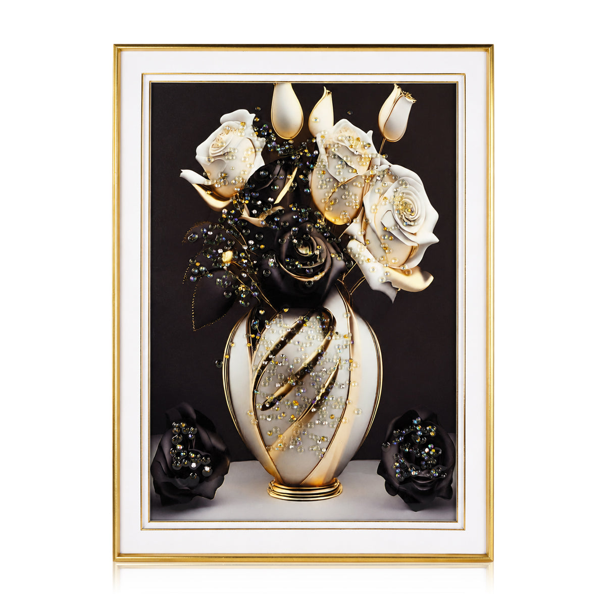 Medium Floral Crystal Art Frame – The Writershub