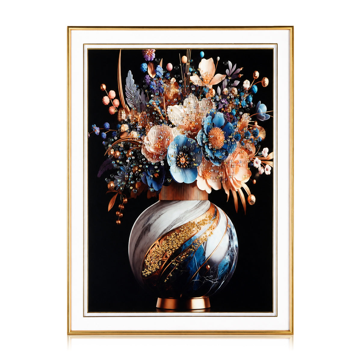 Medium Floral Crystal Art Frame – The Writershub