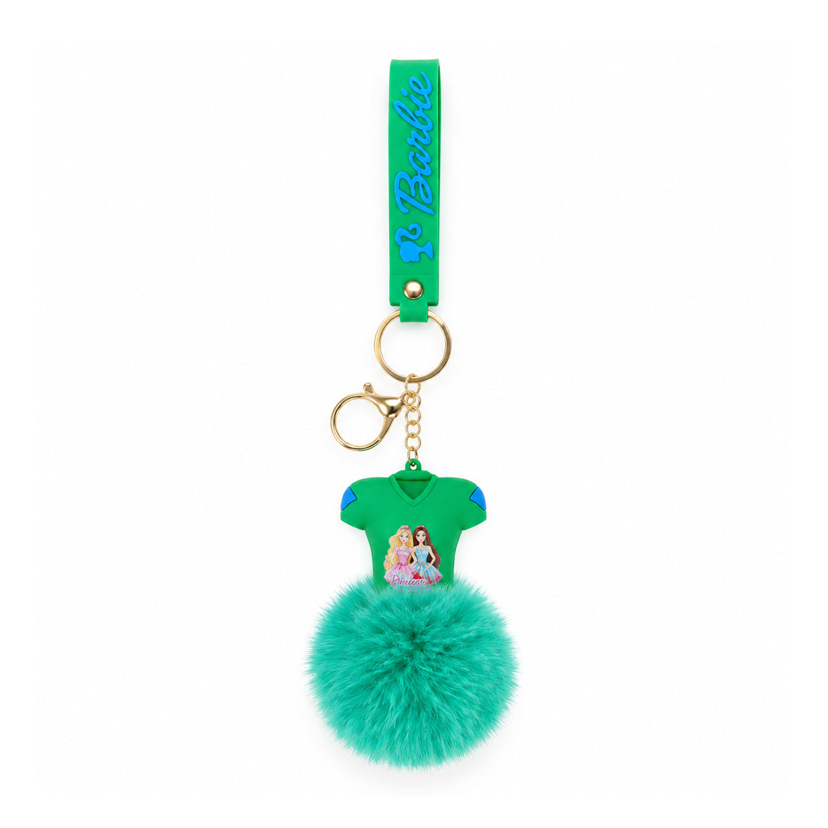 Barbie Fluffy Pom Pom Dress Keychain Charm – The Writershub