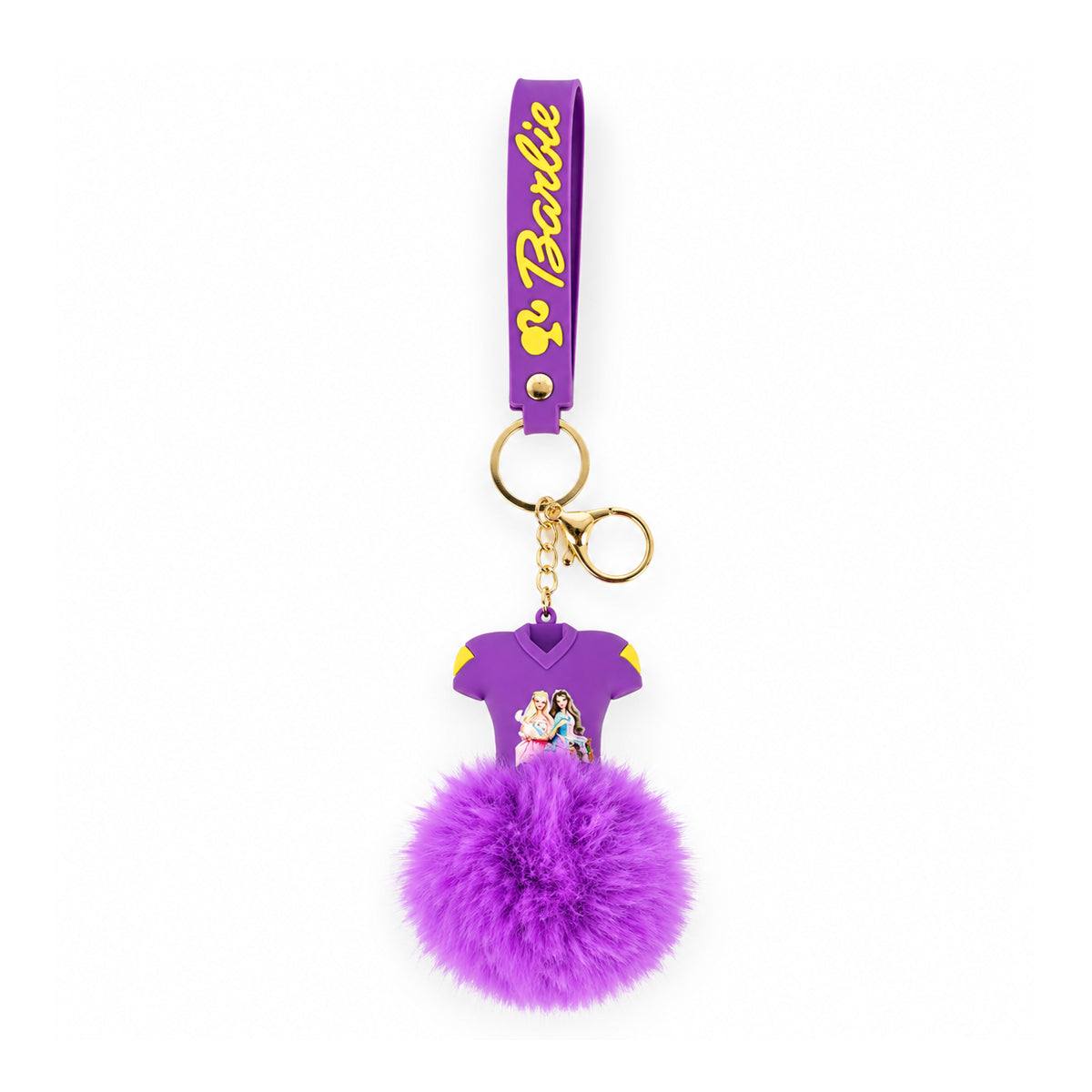 Barbie Fluffy Pom Pom Dress Keychain Charm – The Writershub