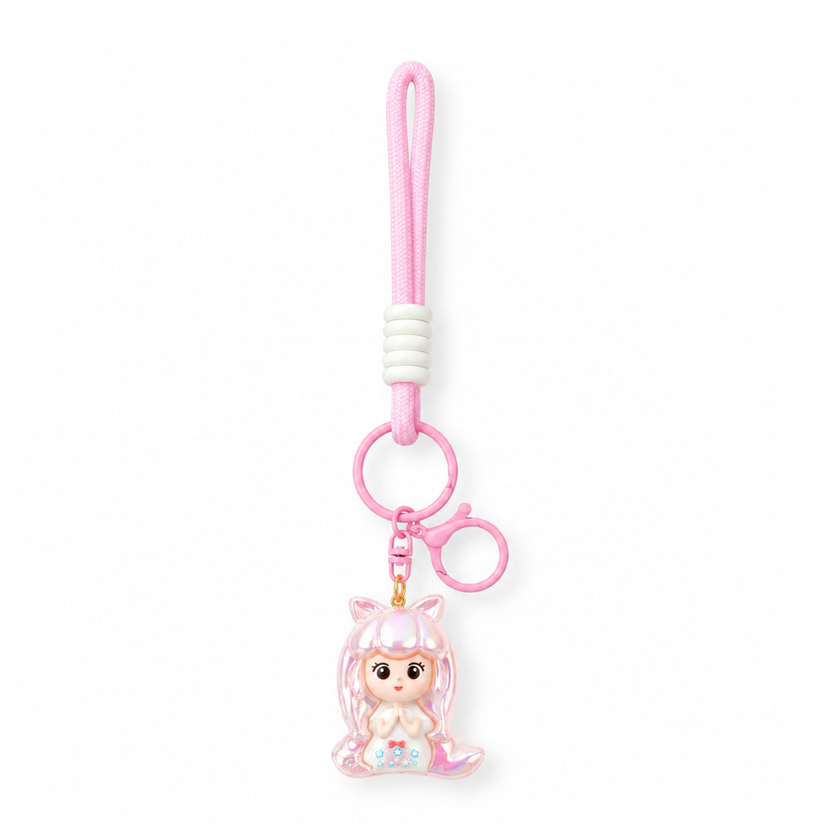 Kawaii-Style Cartoon Doll Keychain – Cute Anime-Inspired Bag & Key Charm by The Writershub