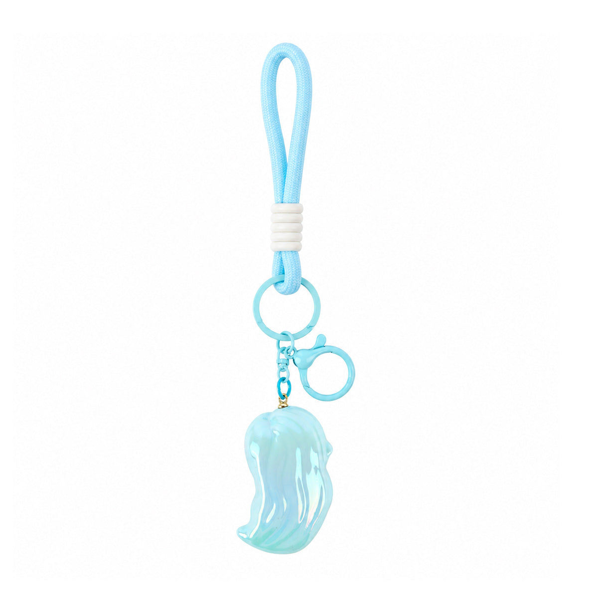 Kawaii-Style Cartoon Mermaid Keychain – Adorable 3D Pendant by The Writershub