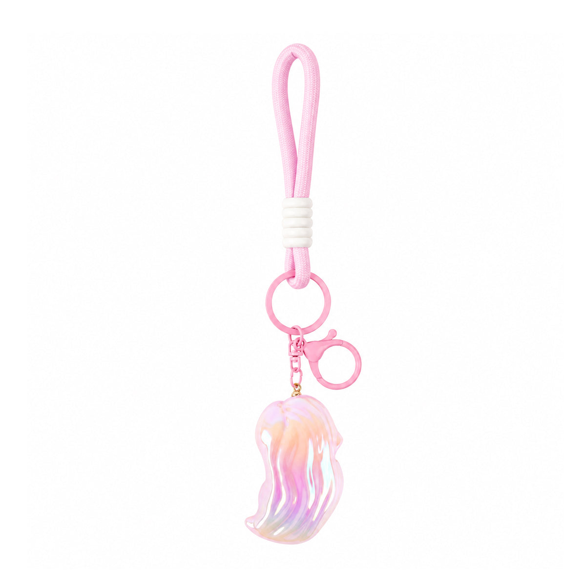 Kawaii-Style Cartoon Mermaid Keychain – Adorable 3D Pendant by The Writershub