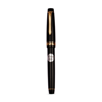 Pilot Justus 95 Black & Gold Fountain Pen with Adjustable 14K Gold Nib