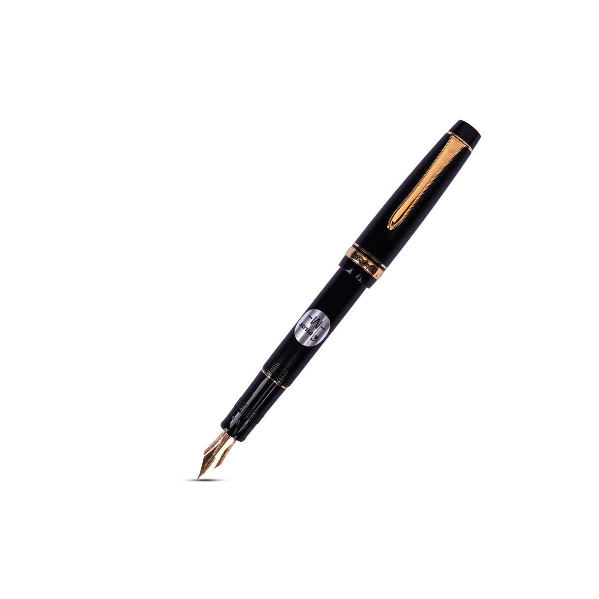 Pilot Justus 95 Black & Gold Fountain Pen with Adjustable 14K Gold Nib