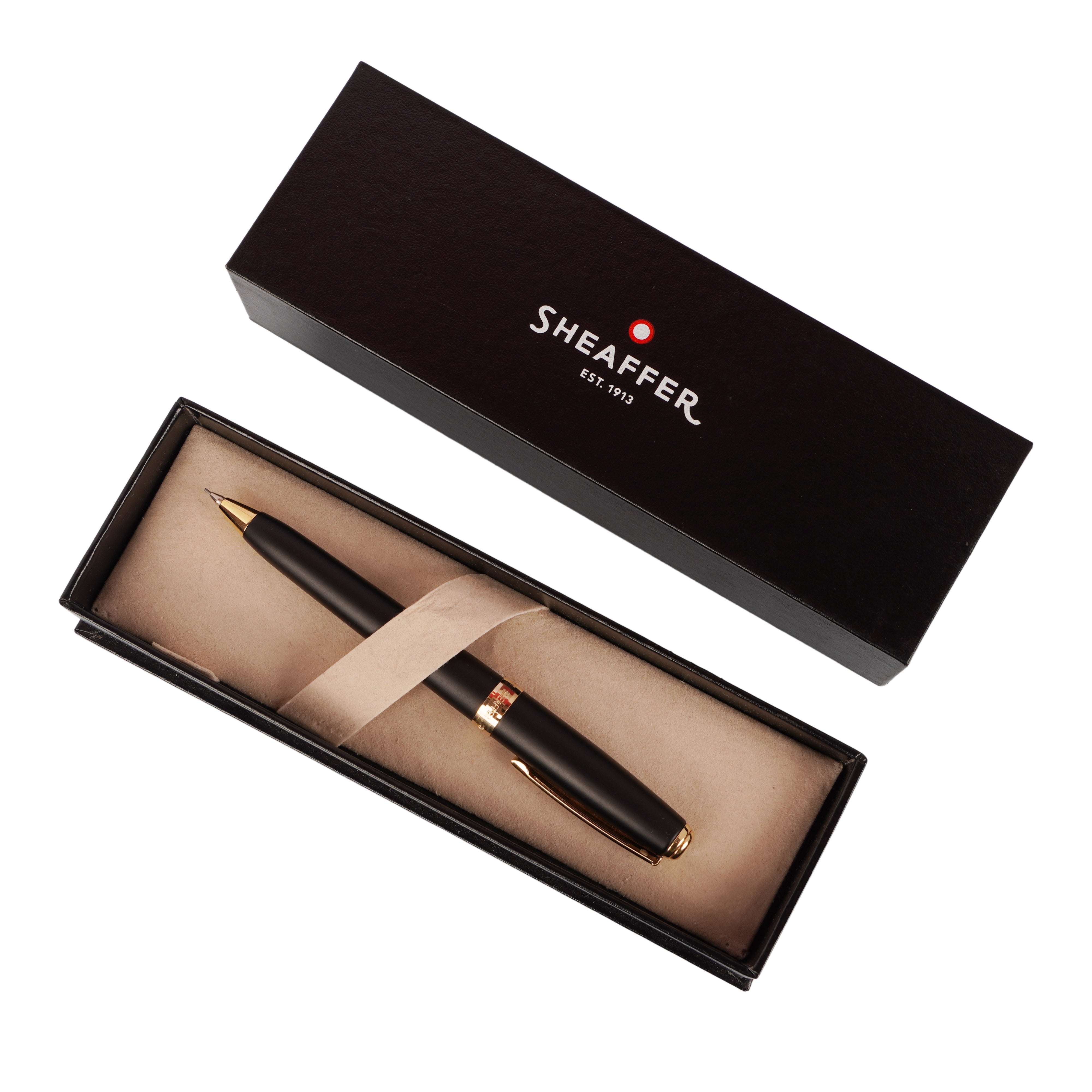 Sheaffer Prelude 0.5mm Mechanical Pencil Matte Black Gold Trim