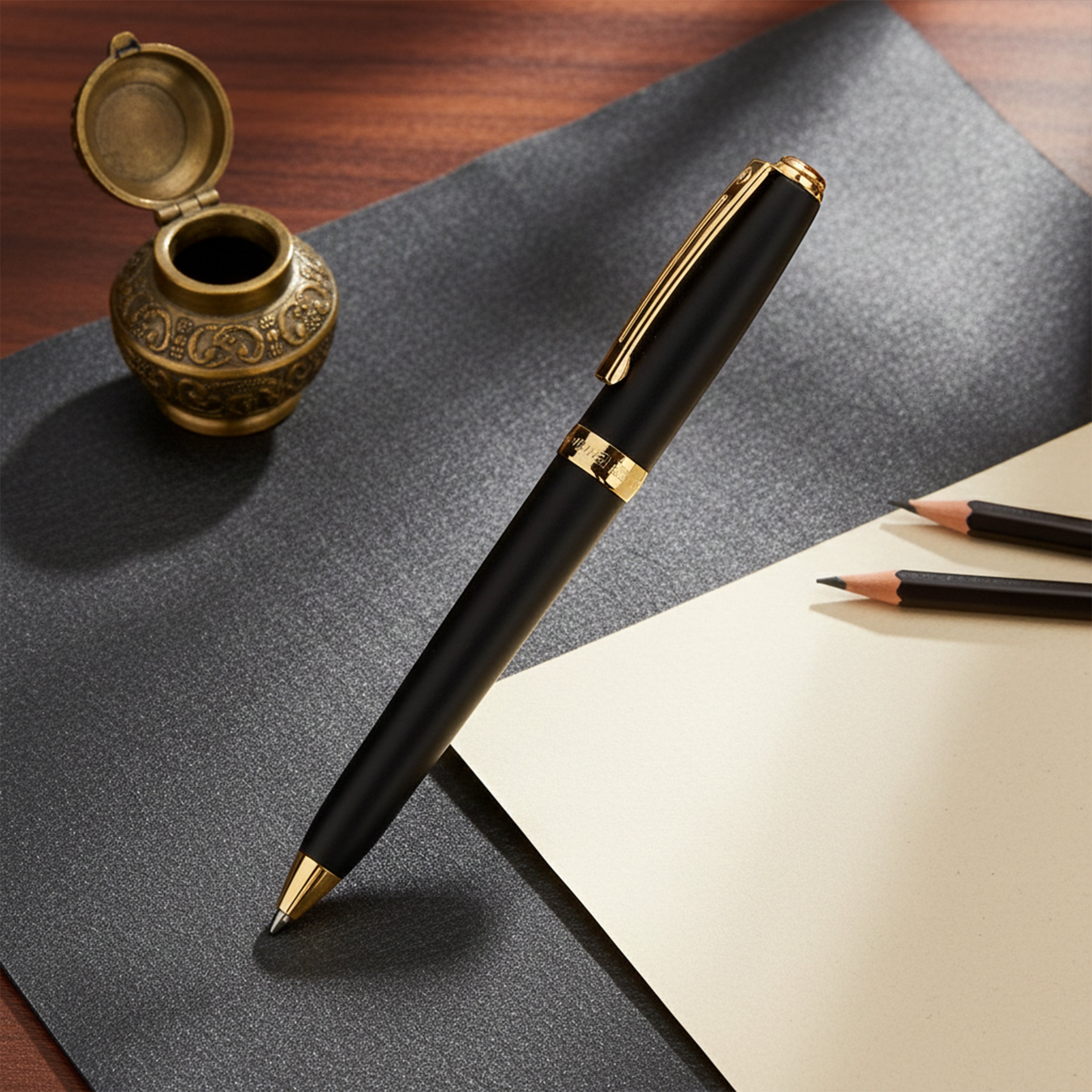 Sheaffer Prelude 0.5mm Mechanical Pencil Matte Black Gold Trim