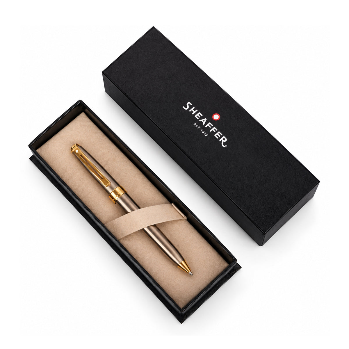 Sheaffer Prelude Mechanical Pencil Silver Gold Trims 0.5mm