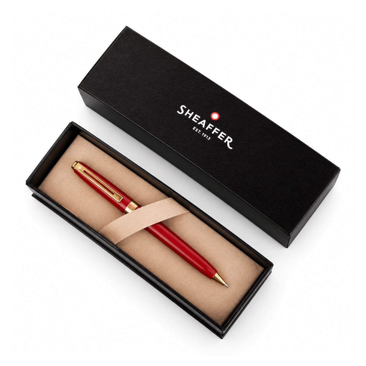 Sheaffer Prelude Mechanical Pencil Red Gold Trims 0.5mm