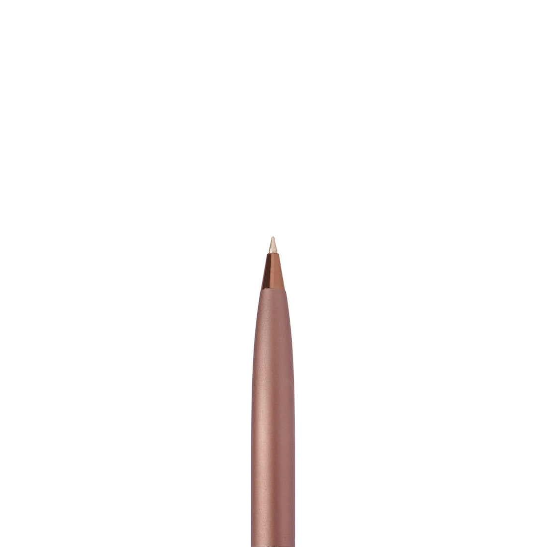 The Writershub Matte Coffee Brown Barrel with Crystal Top Ball Pen