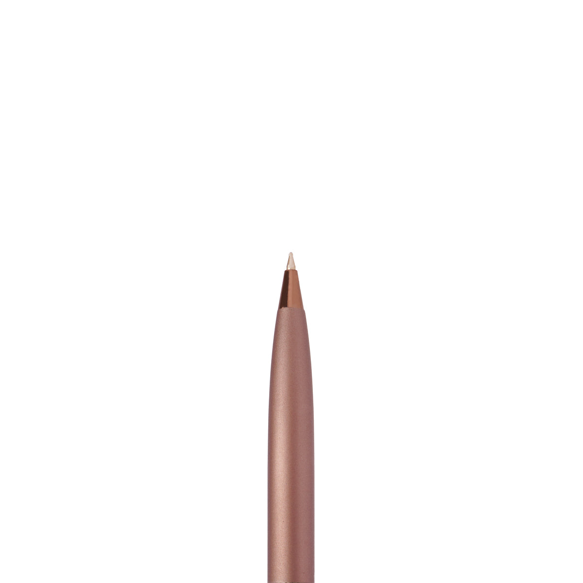 The Writershub Matte Coffee Brown Barrel with Crystal Top Ball Pen