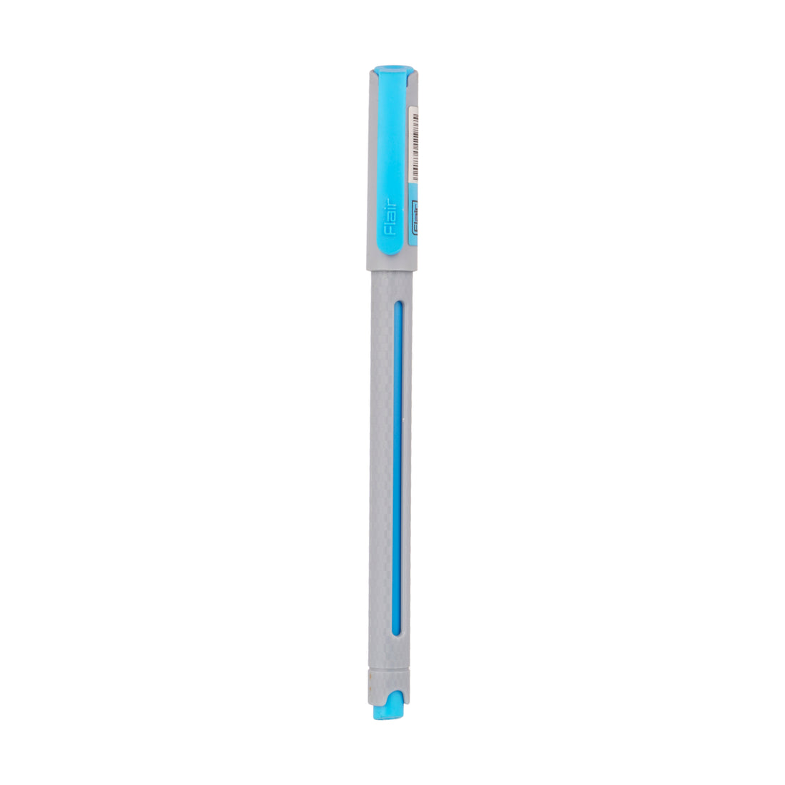 Flair Yolo Blue Ink Ball Pen Fine Tip Grey Barrel