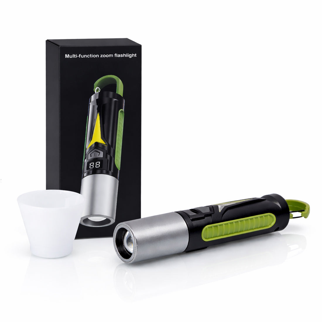 The Writershub Elite Multi-Function Zoom Flashlight