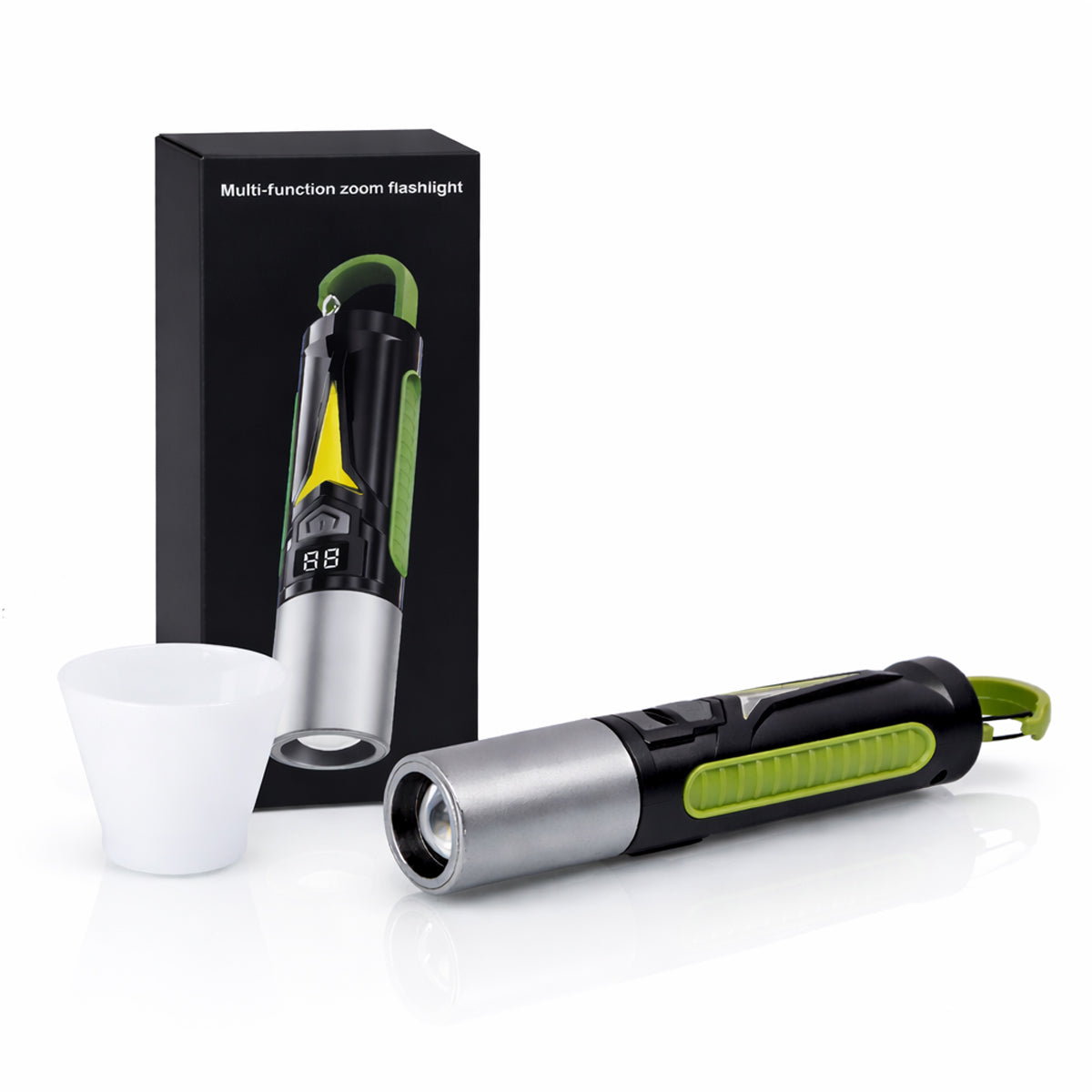 The Writershub Elite Multi-Function Zoom Flashlight