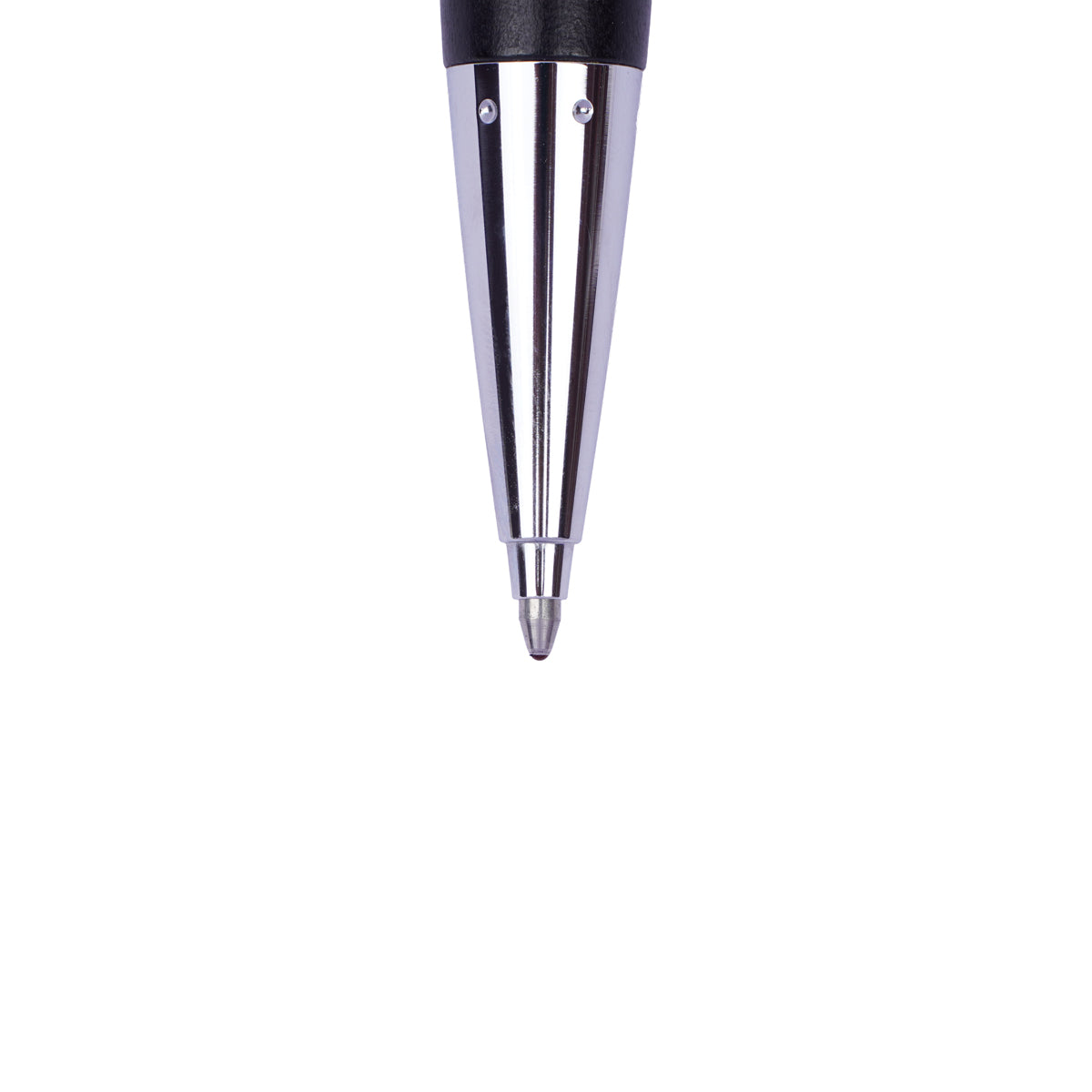 Faber-Castell Glossy Black & Silver Ballpoint Pen – Twist Mechanism