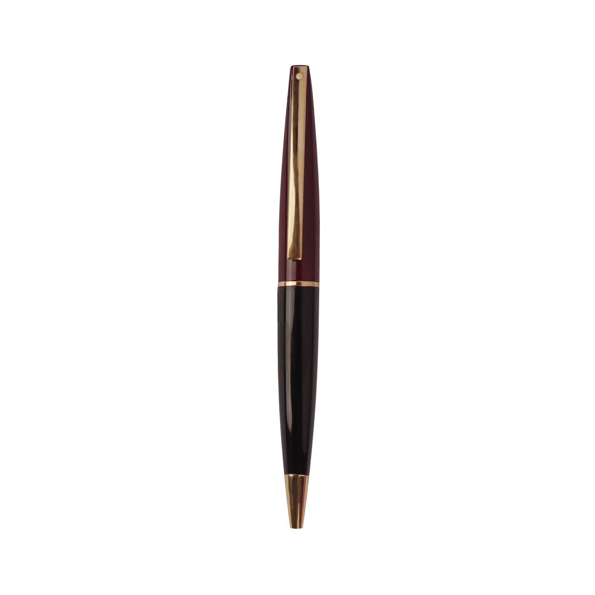 Sheaffer Taranis Stormy Wine & Gold Trim Twist Mechanism Ballpoint Pen