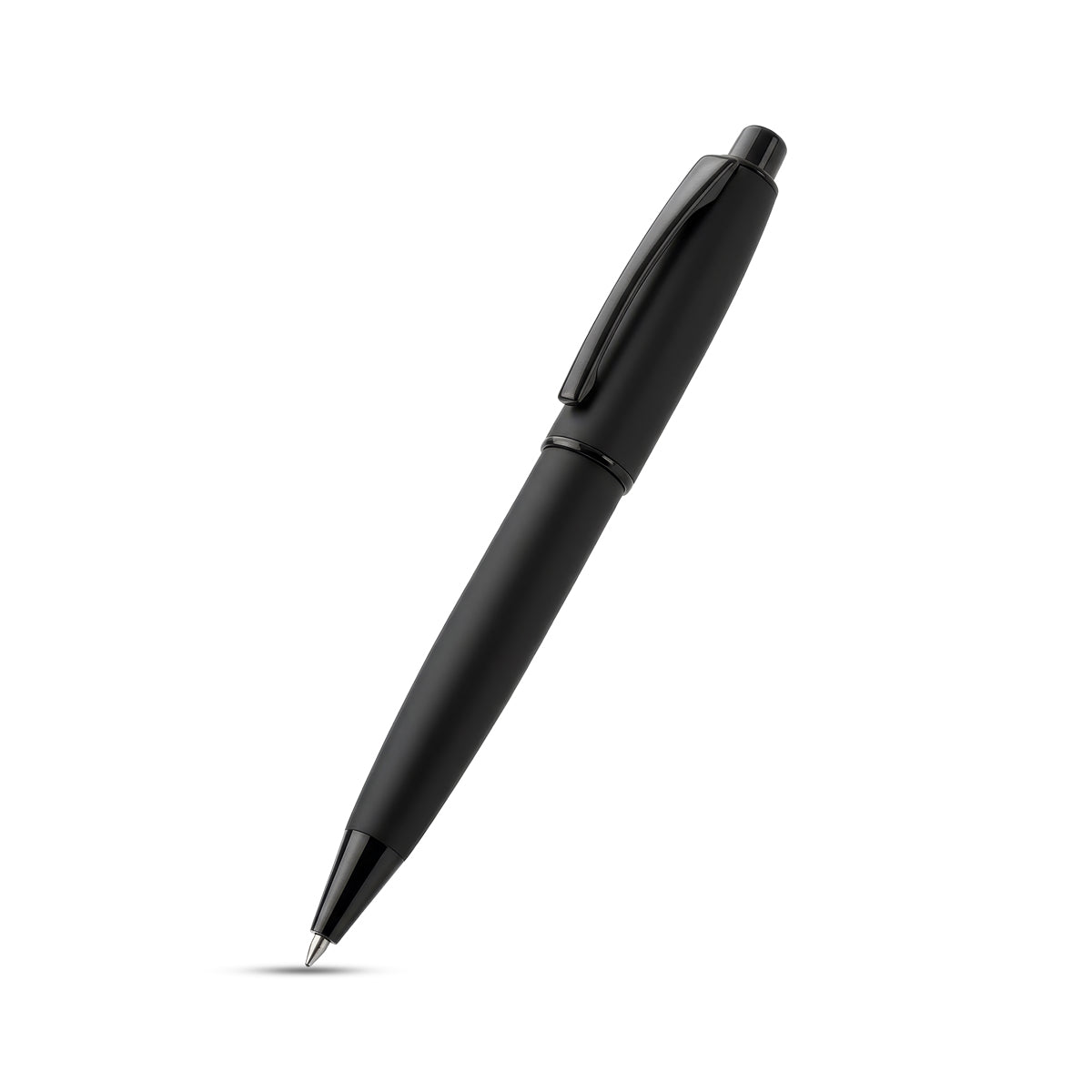 Cello Signature Carbon Black Roller Ball Pen – Metal Body, Blue Ink
