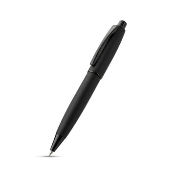Cello Signature Carbon Black Roller Ball Pen – Metal Body, Blue Ink