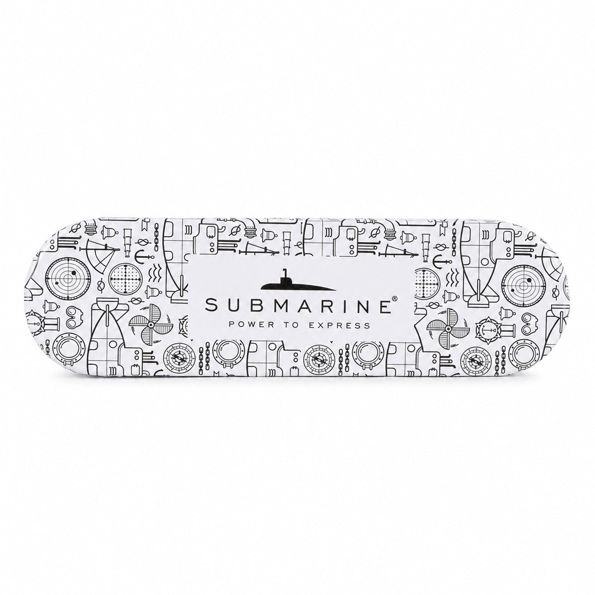 Submarine 986 Metallic Silver Rollerball Pen – Cap Type | Blue Gel Ink, Gift Boxed