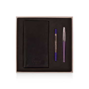 Parker Urban Roller Ball Pen Lavender & Premium Wallet Gift Set