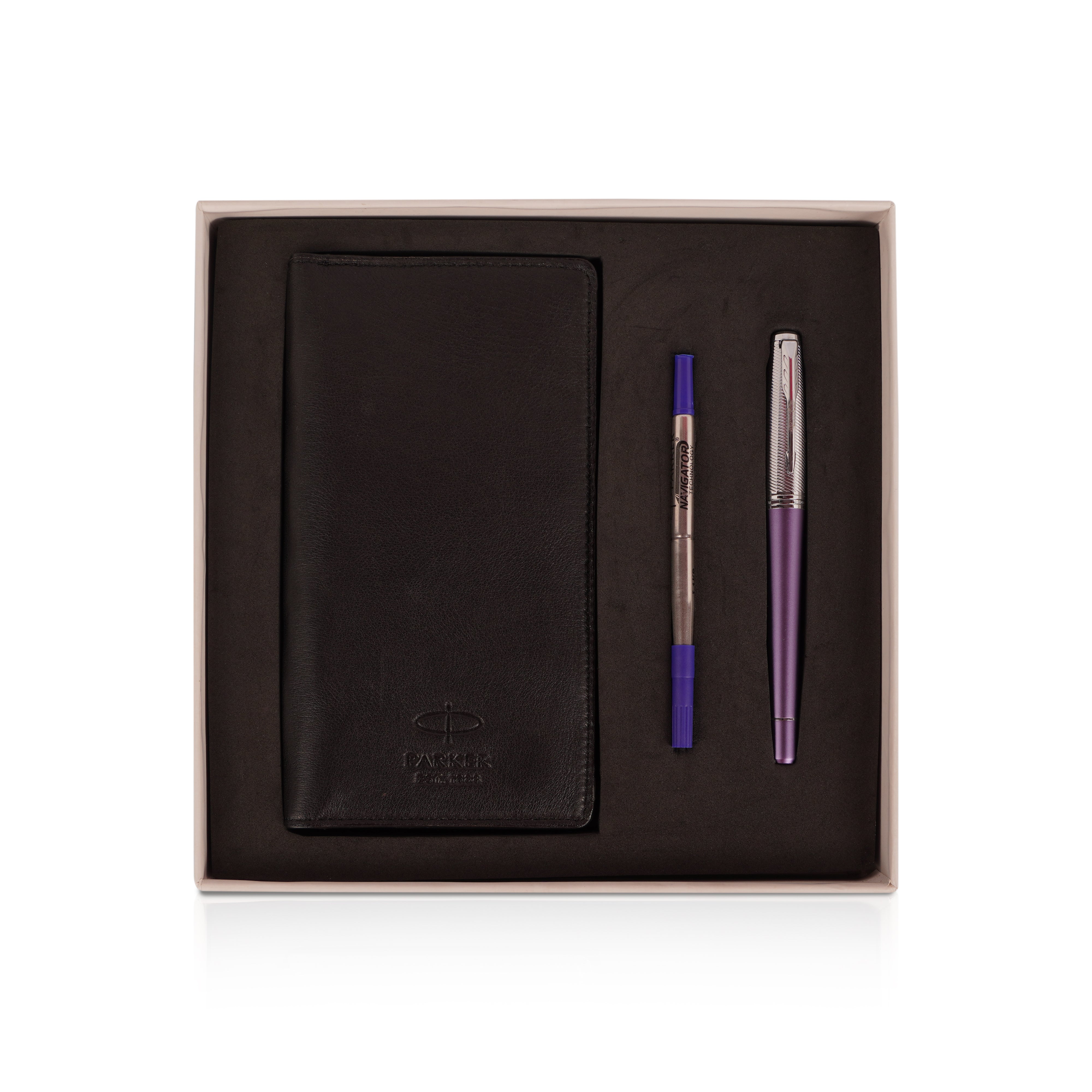 Parker Urban Roller Ball Pen Lavender & Premium Wallet Gift Set